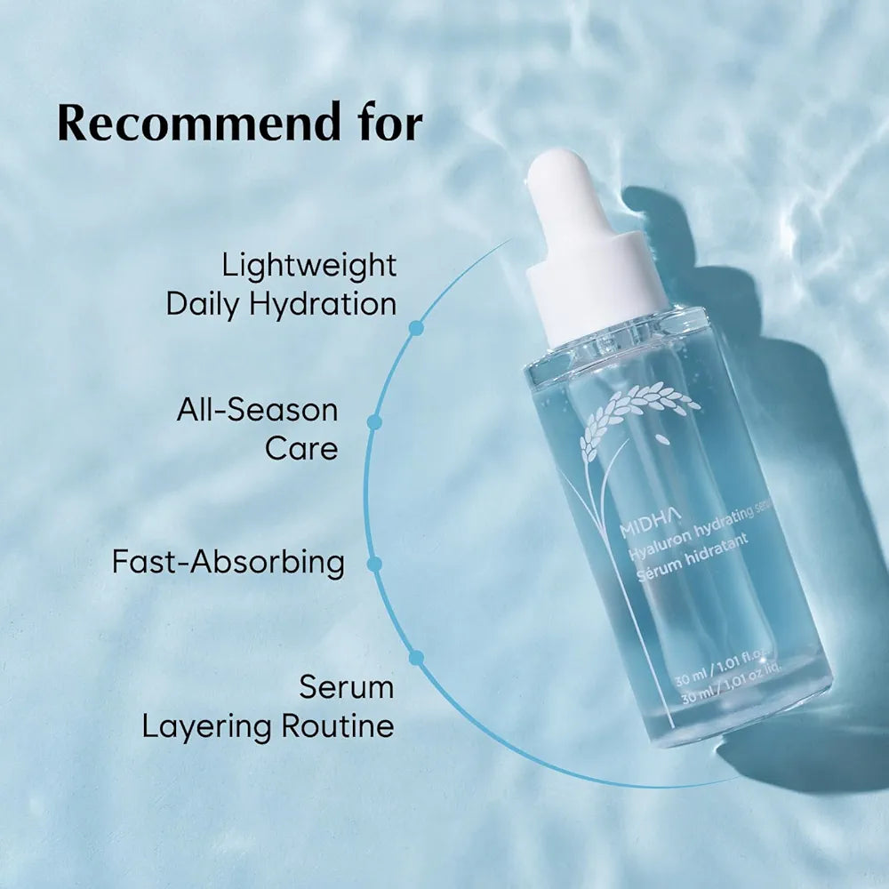 MIDHA Hyaluron Hydrating Serum (30ml) you uploaded.