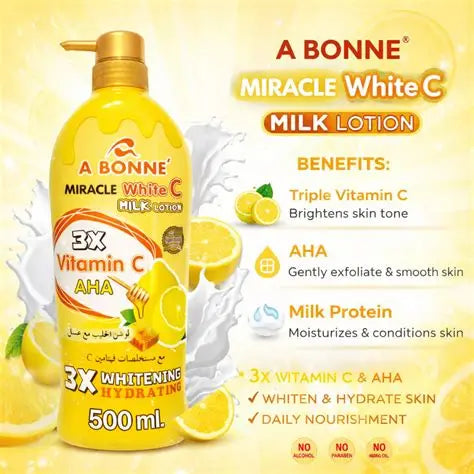 A Bonne Miracle White C Milk Lotion – 500 ml