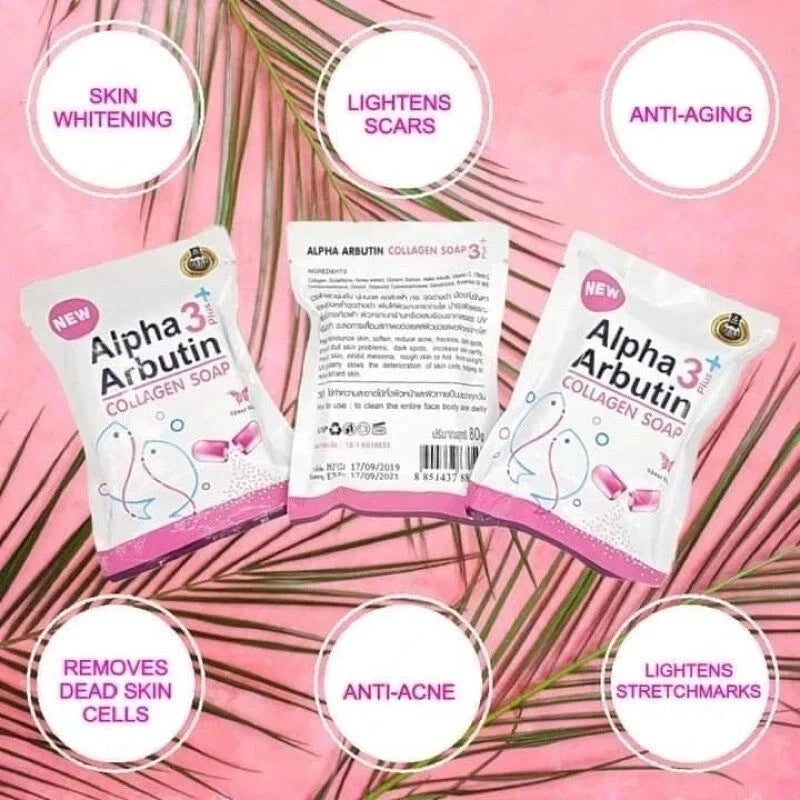 Alpha Arbutin 3+ Plus Collagen Soap