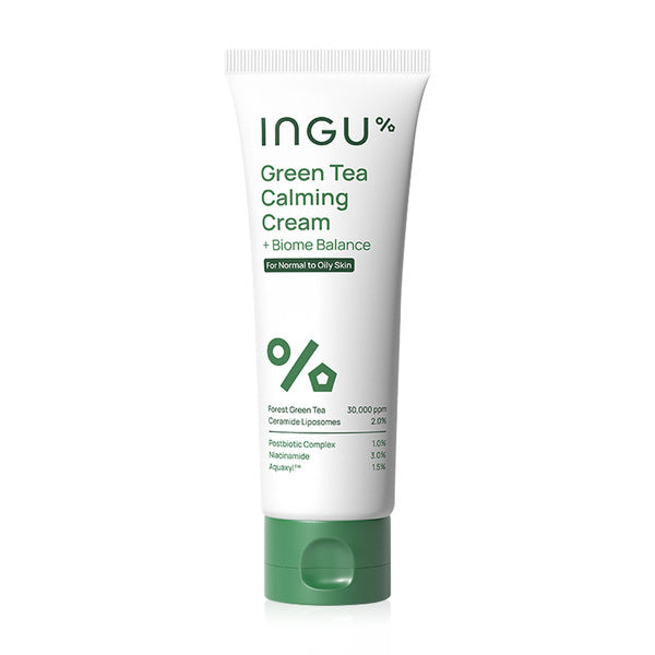 INGU% Green Tea Calming Cream + Biome Balance – 50 ml