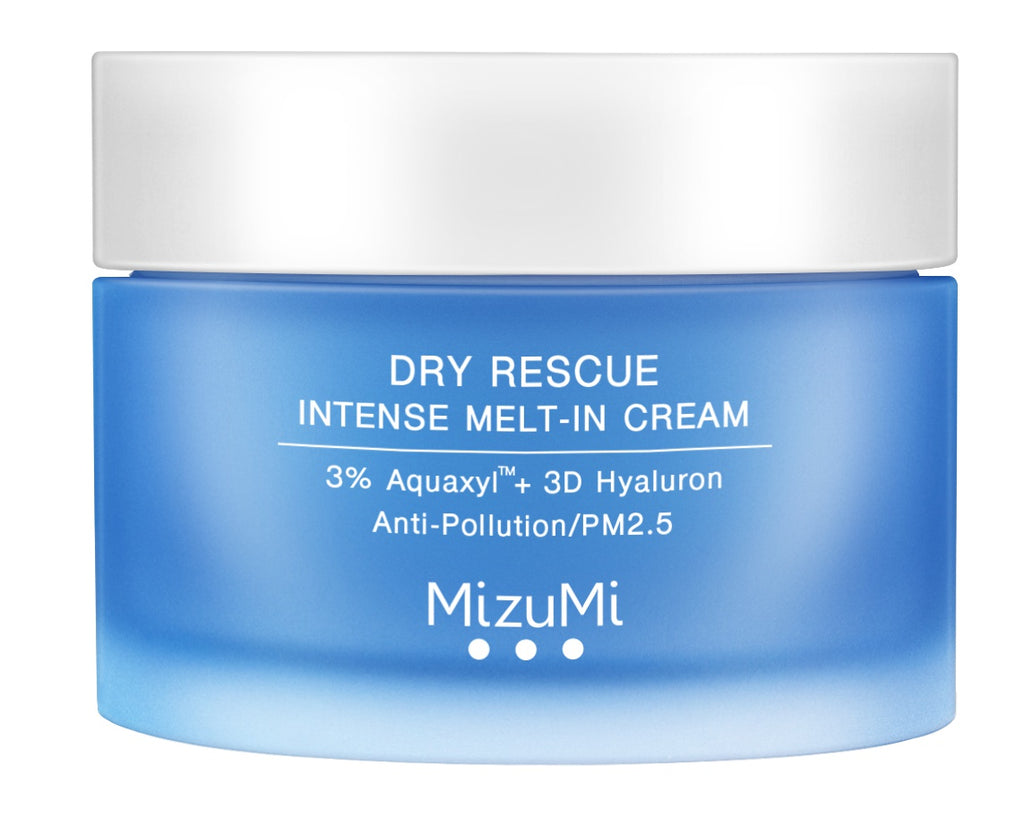 MizuMi Dry Rescue Intense Melt‑In Cream – 3% Aquaxyl™ + 3D Hyaluron