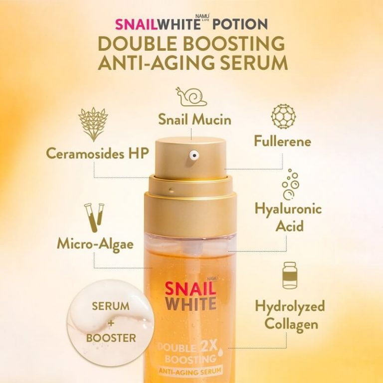 Snail White Double 2X Boosting Anti‑Aging Serum
