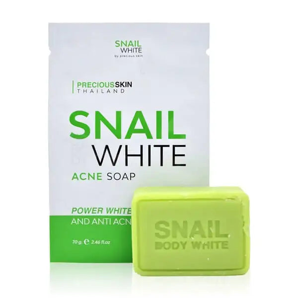 Snail White Acne Soap – Power White & Anti‑Acne (70 g)