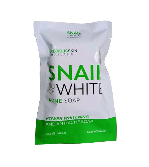 Snail White Acne Soap – Power White & Anti‑Acne (70 g)