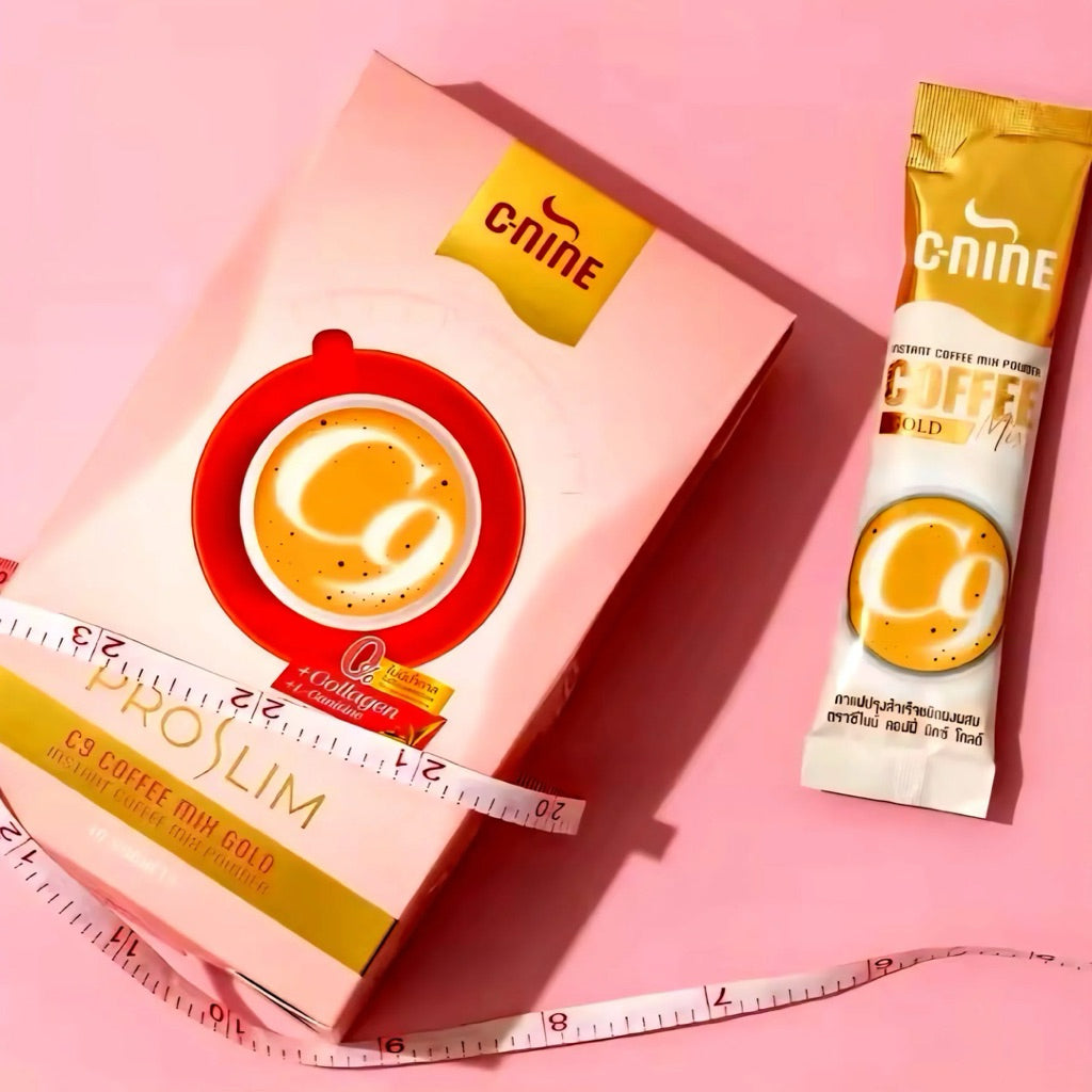 C‑NINE ProSlim Coffee Mix Gold – + Collagen Formula