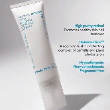 Innisfree Retinol Cica Barrier Defense Cream – 50ml