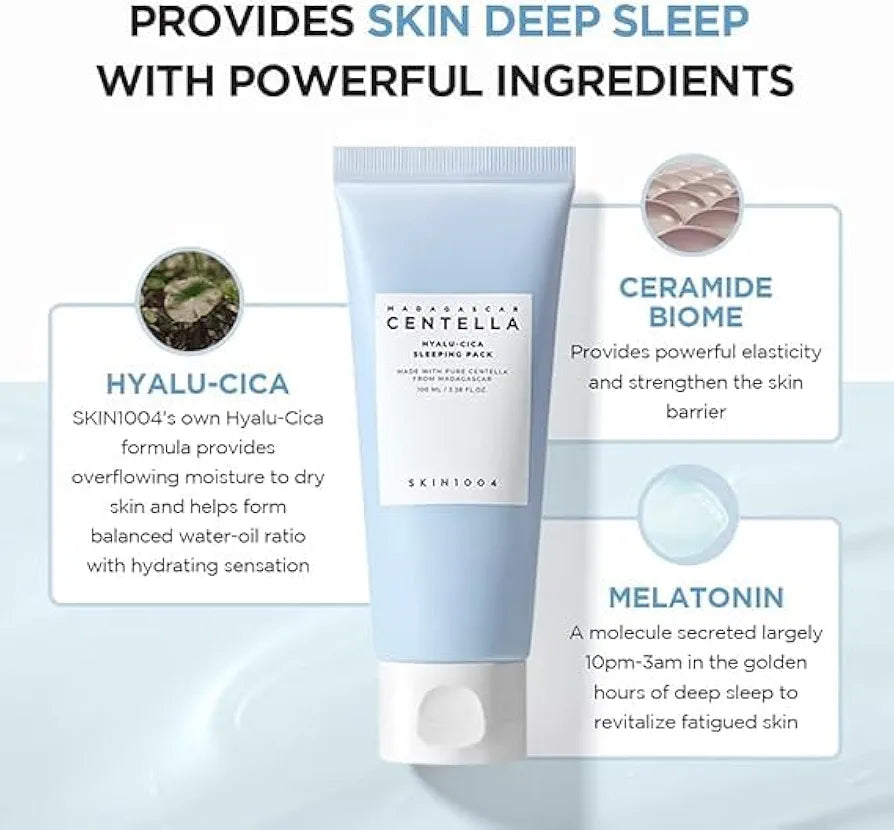 SKIN1004 Madagascar Centella Hyalu‑Cica Sleeping Pack – 100ml