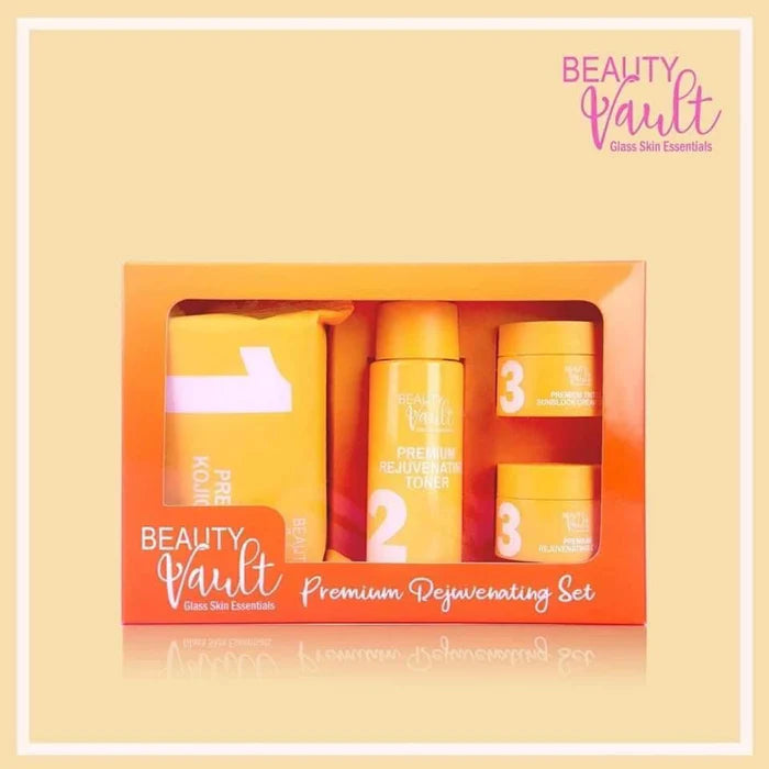Beauty Vault Glass Skin Essentials Premium Rejuvenating Set