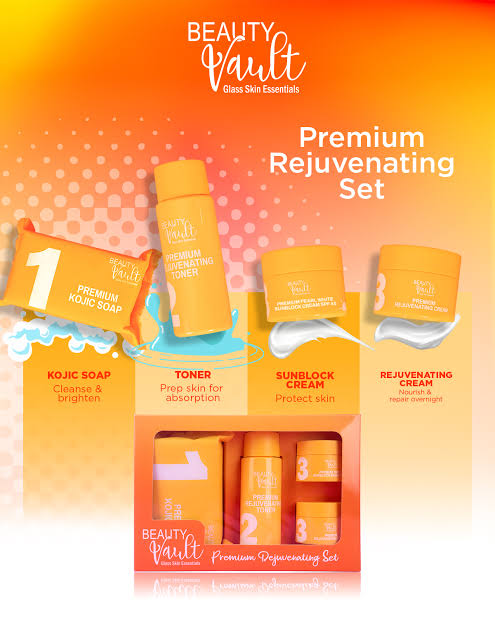 Beauty Vault Glass Skin Essentials Premium Rejuvenating Set