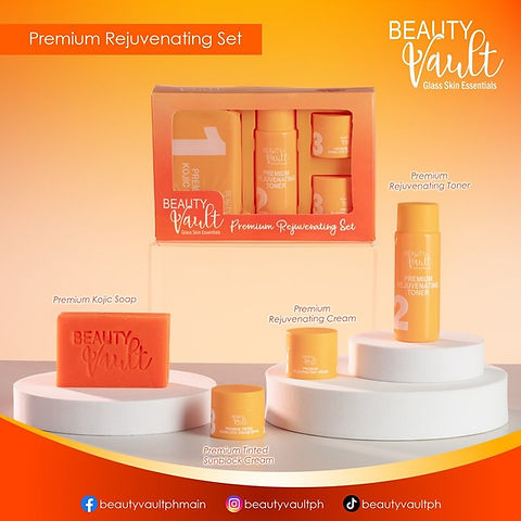 Beauty Vault Glass Skin Essentials Premium Rejuvenating Set