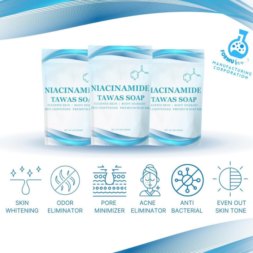 Niacinamide Tawas Soap – Skin Lightening & Deodorizing Bar