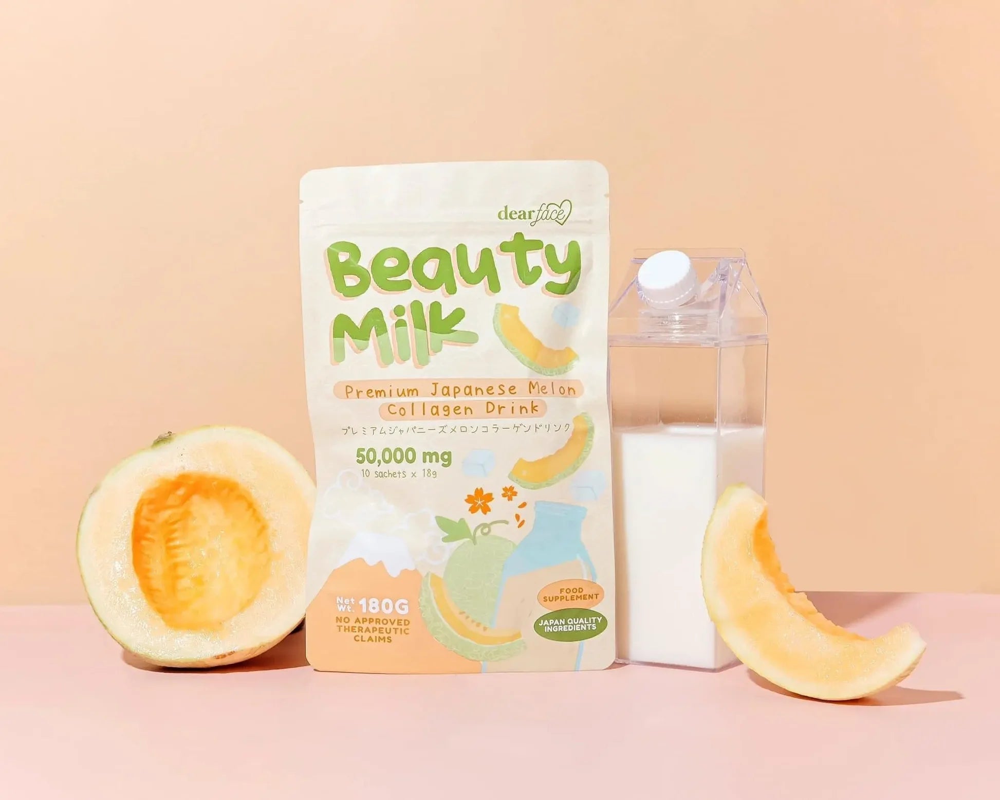 Beauty Milk – Japanese Melon Collagen Drink (50,000 mg)