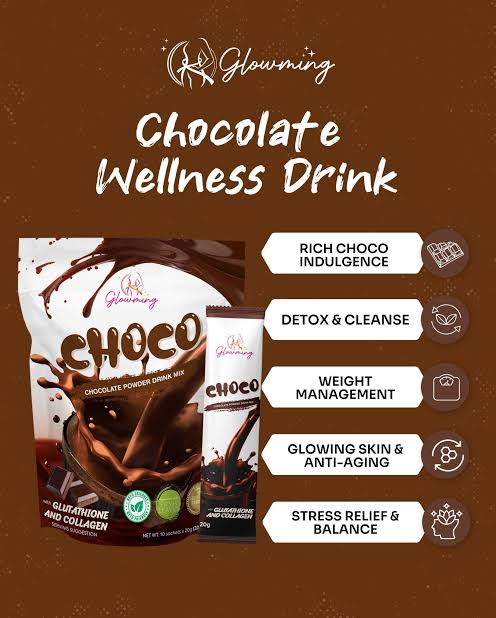 Glowming Choco Drink Mix - 10 sachets