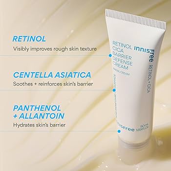Innisfree Retinol Cica Barrier Defense Cream – 50ml