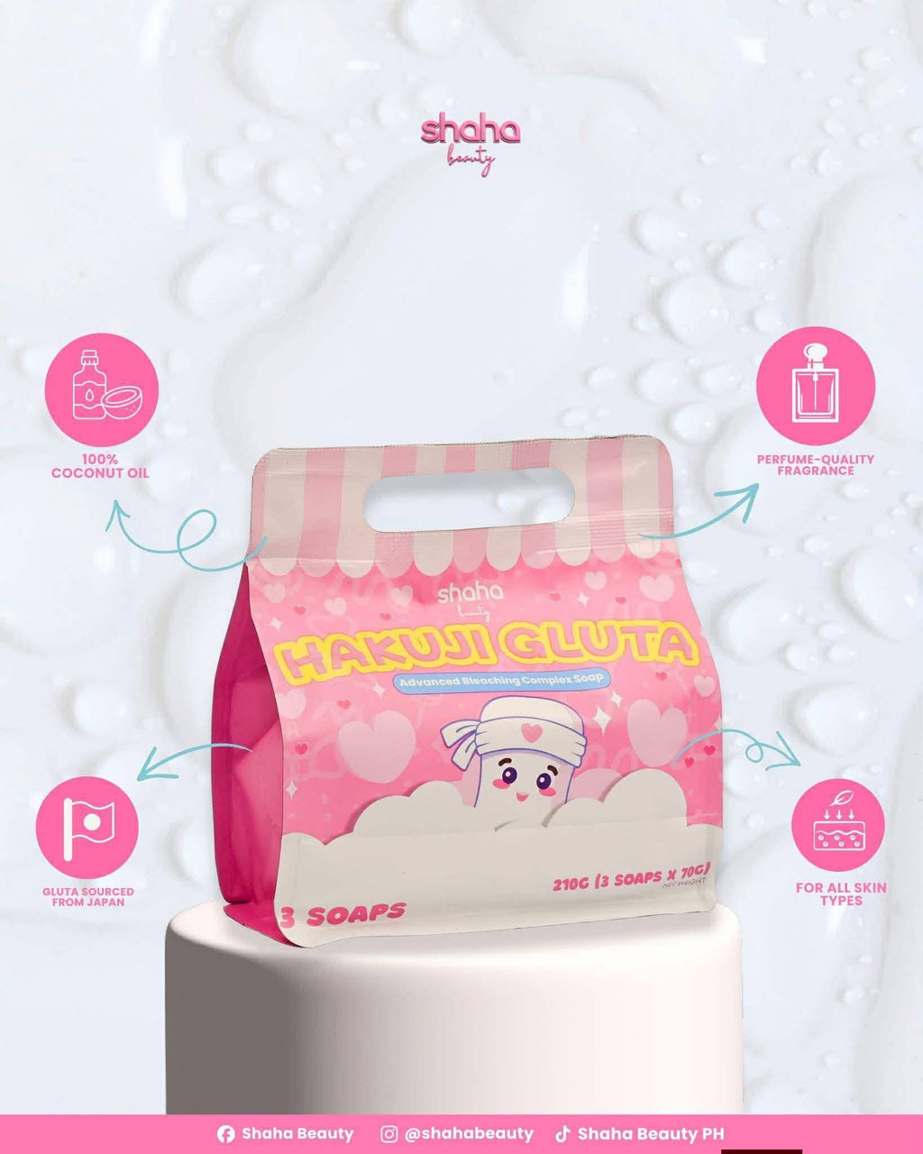 Hakuji Gluta Whitening Soap