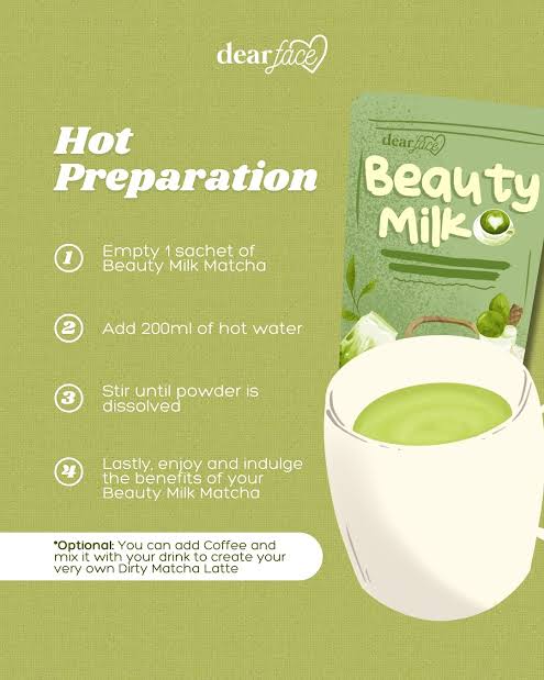 Beauty Milk – Japanese Matcha Latte Collagen Drink (Super Rich in Collagen)