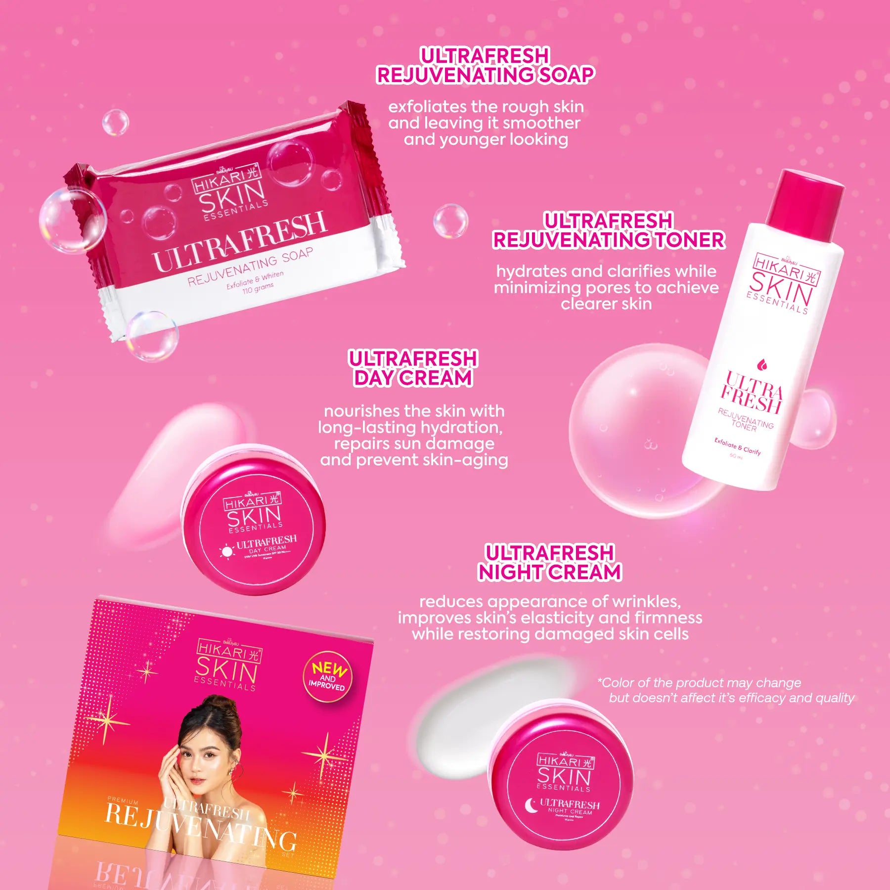 Hikari Skin Ultrafresh Rejuvenating Set