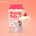 Beauty Milk – Strawberries & Cream Collagen Drink (Ashwagandha + Glutathione + Dipeptide Collagen)