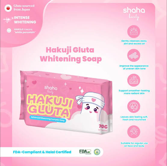 Hakuji Gluta Whitening Soap