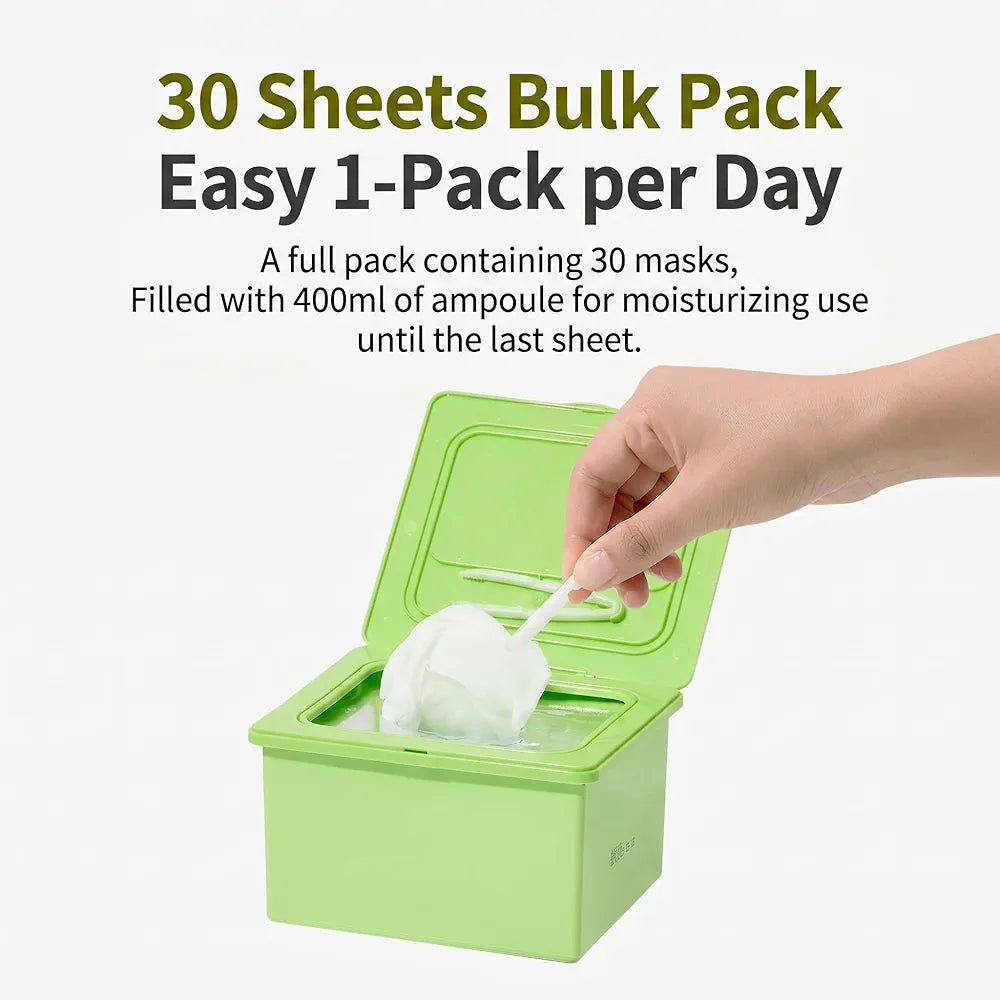 Esfolio Pure Skin Snail Hyaluronic Acid Essence Mask Sheet - 30 sheets