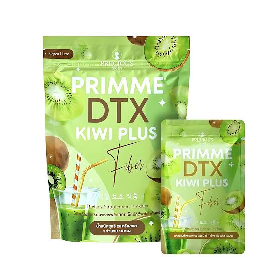 PRIMME DTX Kiwi Plus Fiber – Detox Drink Mix